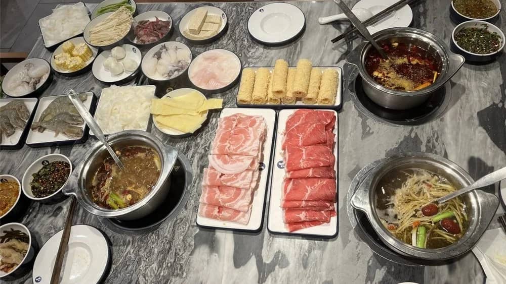 AYCE hot pot @ Liuyishou Hotpot