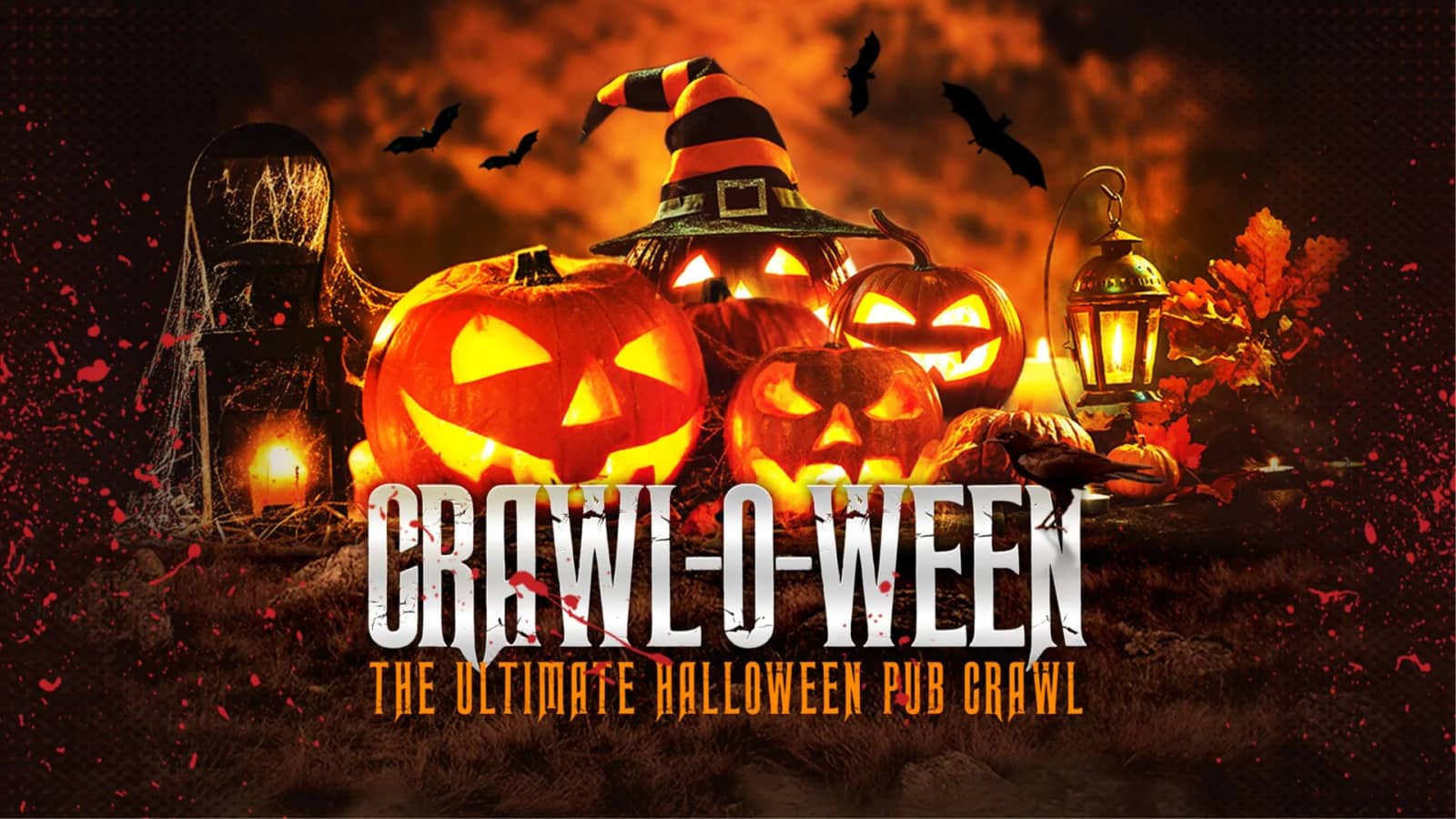 The ULTIMATE Halloween Pub Crawl // 4 Parties + 4 Free Drinks + Free Pizza