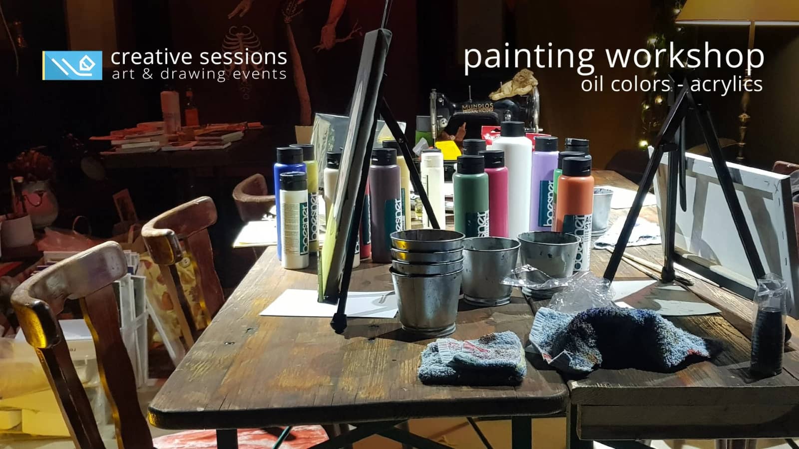 Painting Workshop - Oil Colors, Acrylics