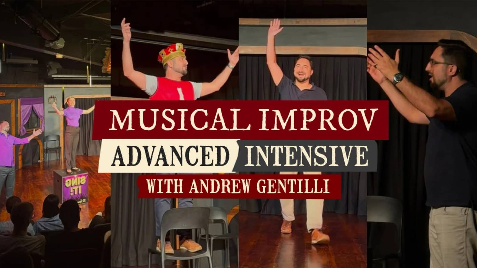 MUSICAL IMPROV WITH ANDREW GENTILLI – ADVANCED INTENSIVE FOR ADULTS AUTUMN 2026