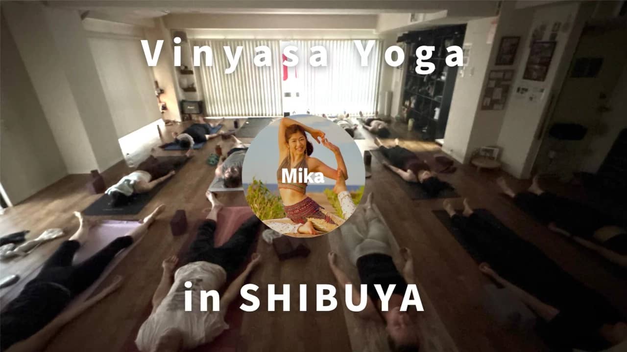 Vinyasa Yoga 60min with Mika @ Shibuya Studio | First-timers ¥2,200