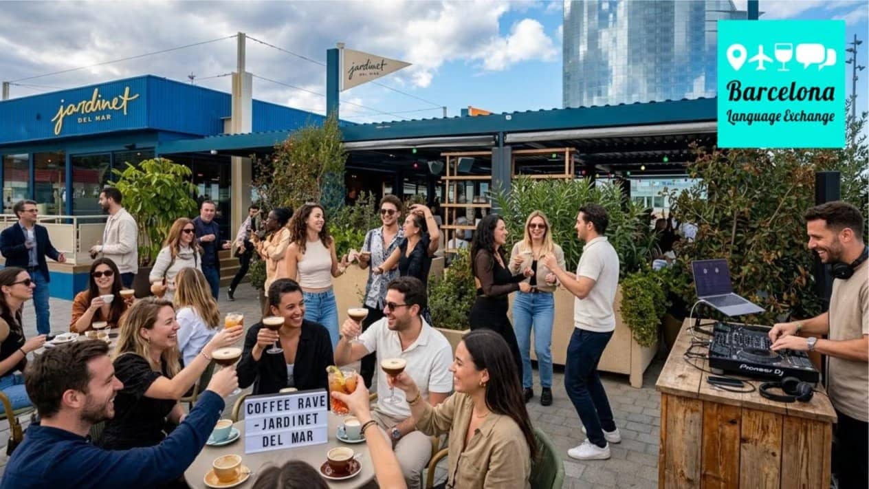The Friday Language Exchange at Jardinet del Mar