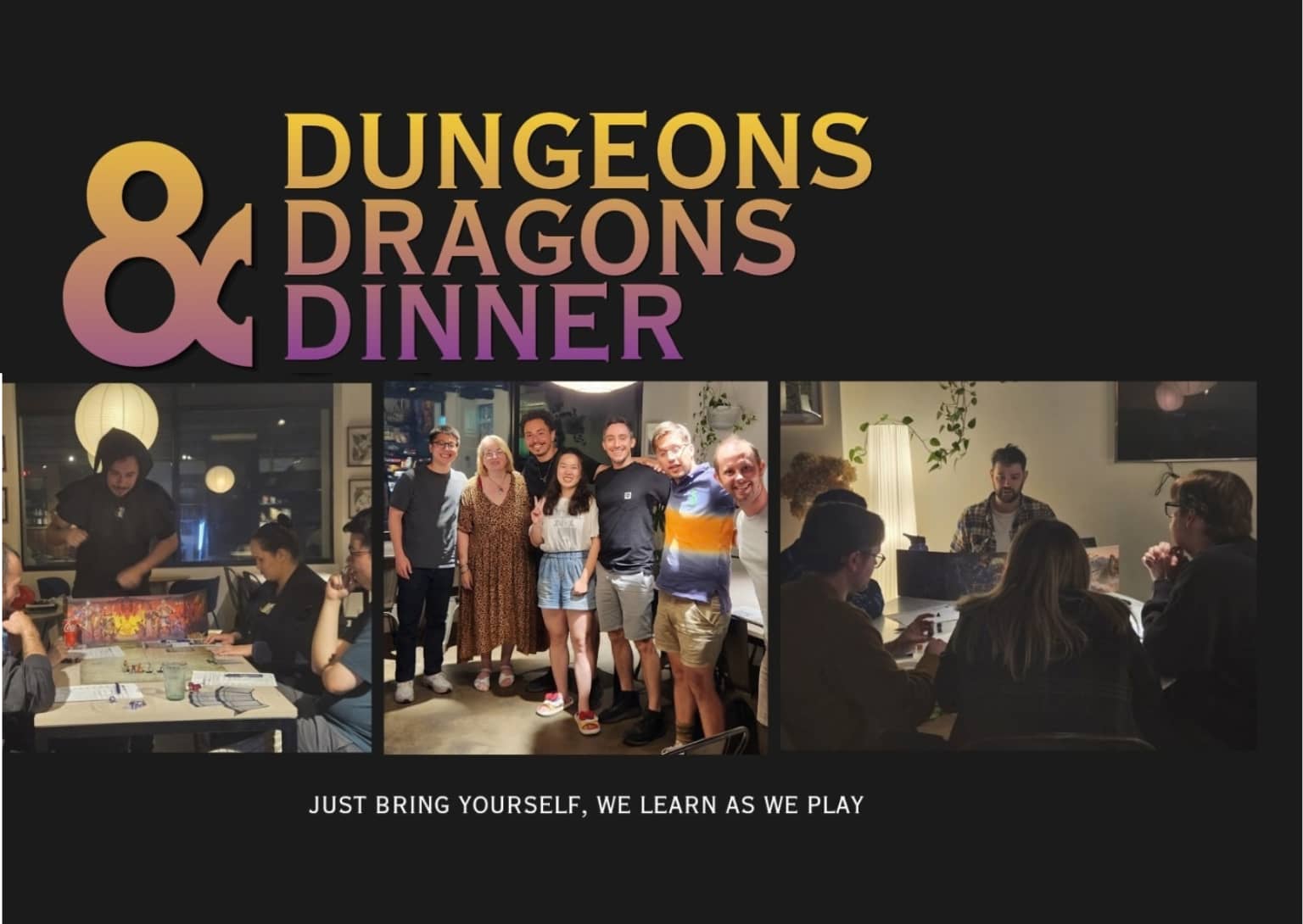Beginner D&D Melbourne — Meet 5 New People This Saturday — Free Taster + Dinner