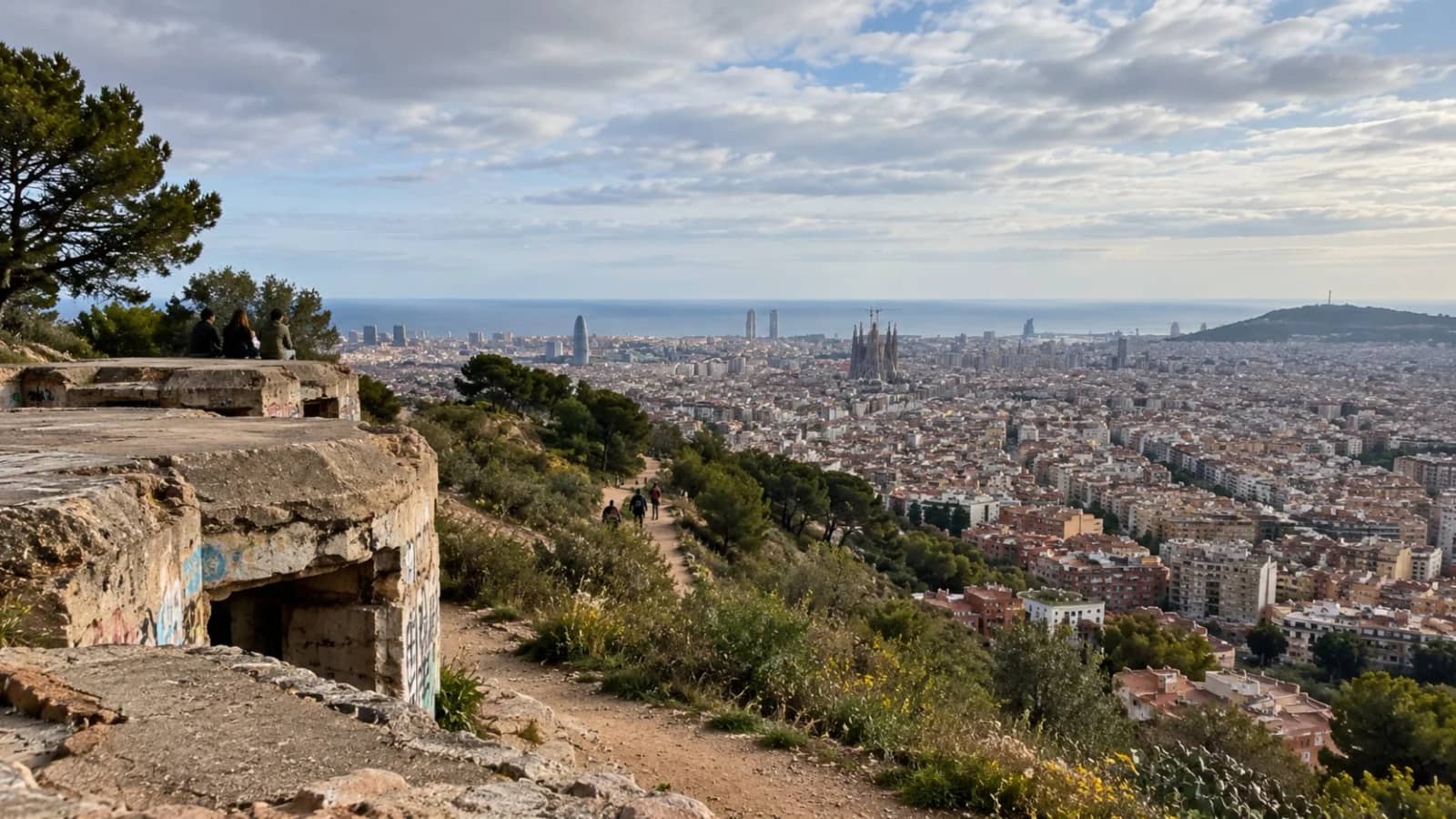 Els Tres Turons: Barcelona des de dalt