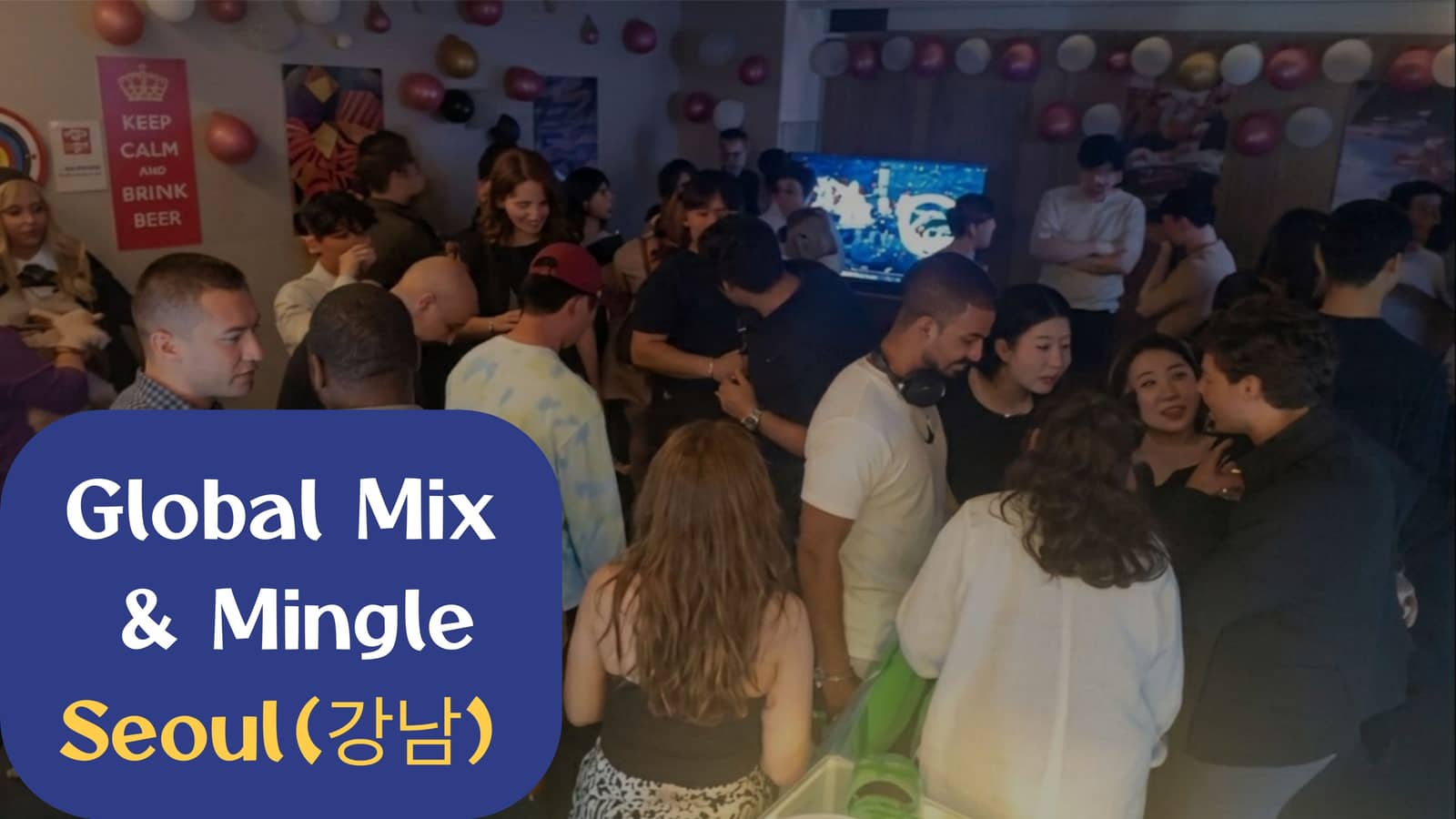 ☕️🗣️ Seoul 2030s Language Exchange Party in 강남 🗺️✨