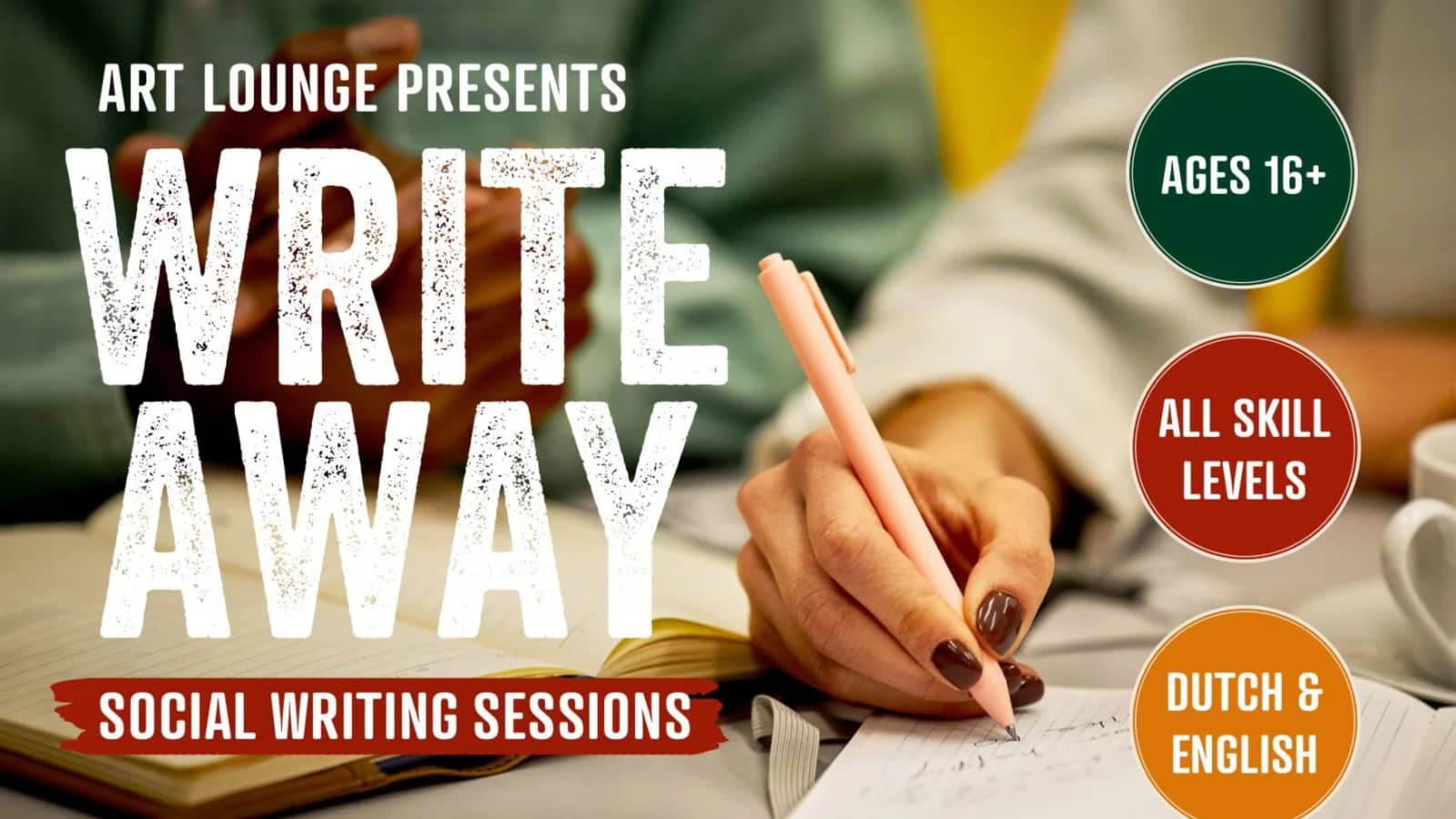 Write Away Amsterdam: Social Writing Session + Creative Exchange