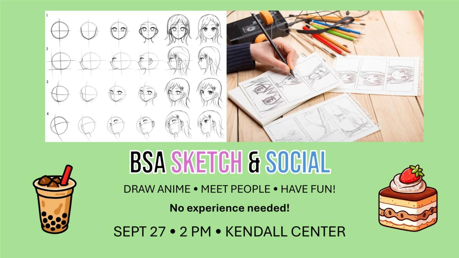 BSA: Sketch and Social at Kendall Square