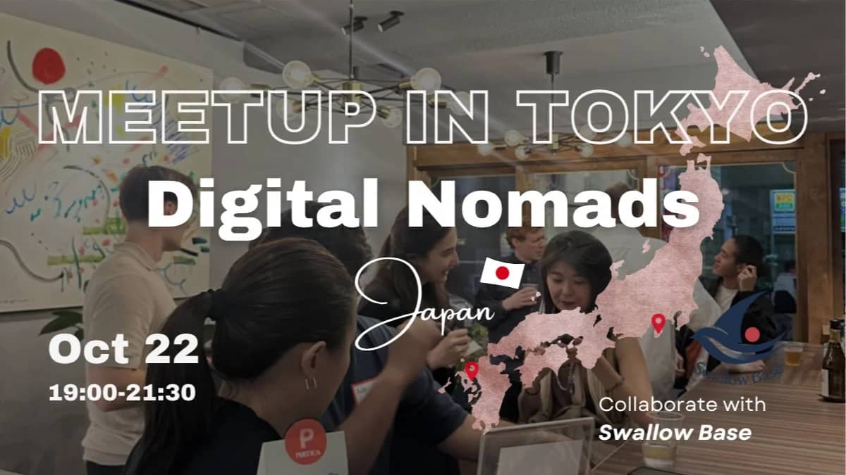 Digital Nomads Tokyo meetup 🗼 — collab Izu & Ureshino