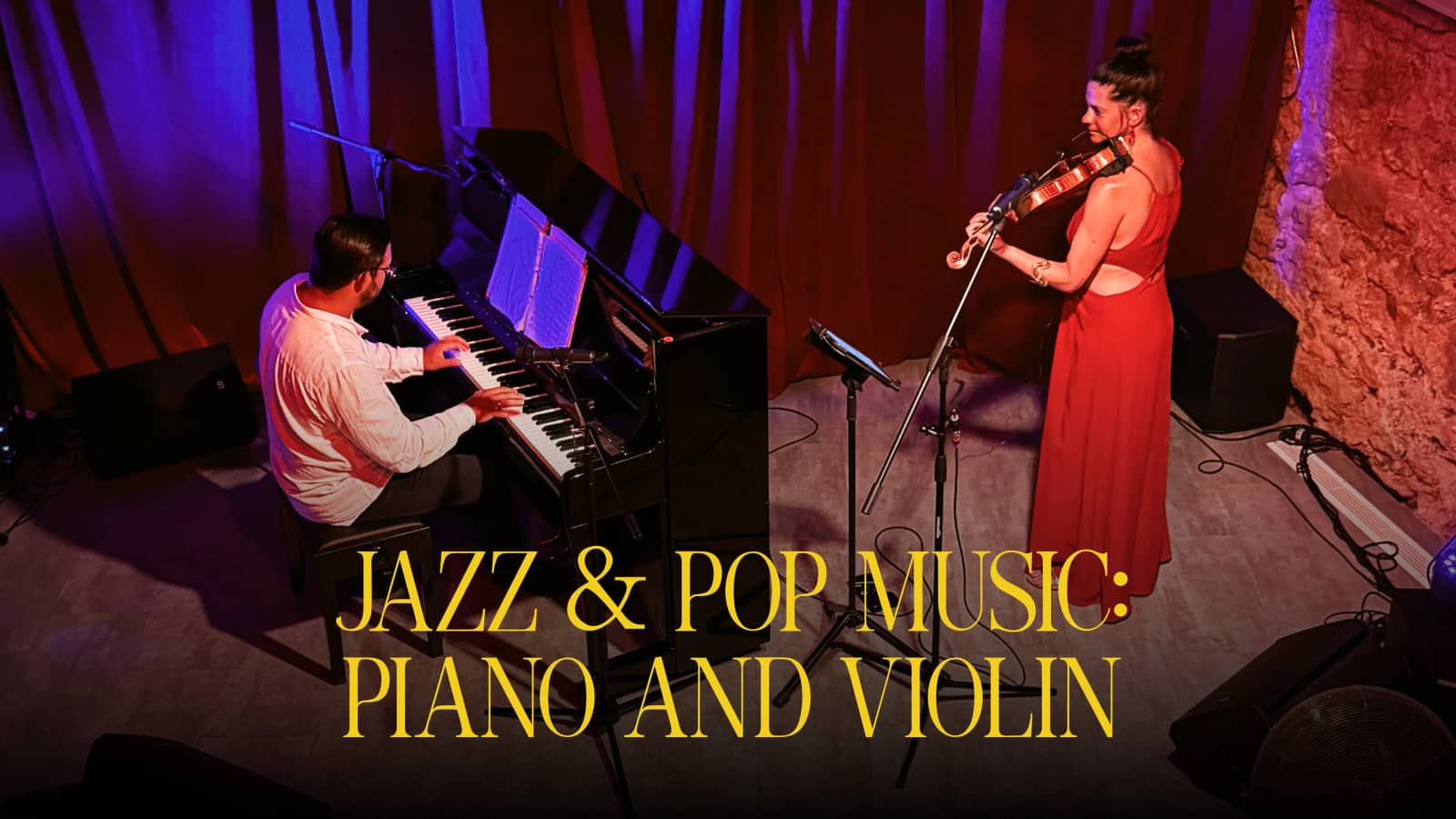 Jazz: Piano & Violin / Live music at Cultura Lounge bar, Lisbon