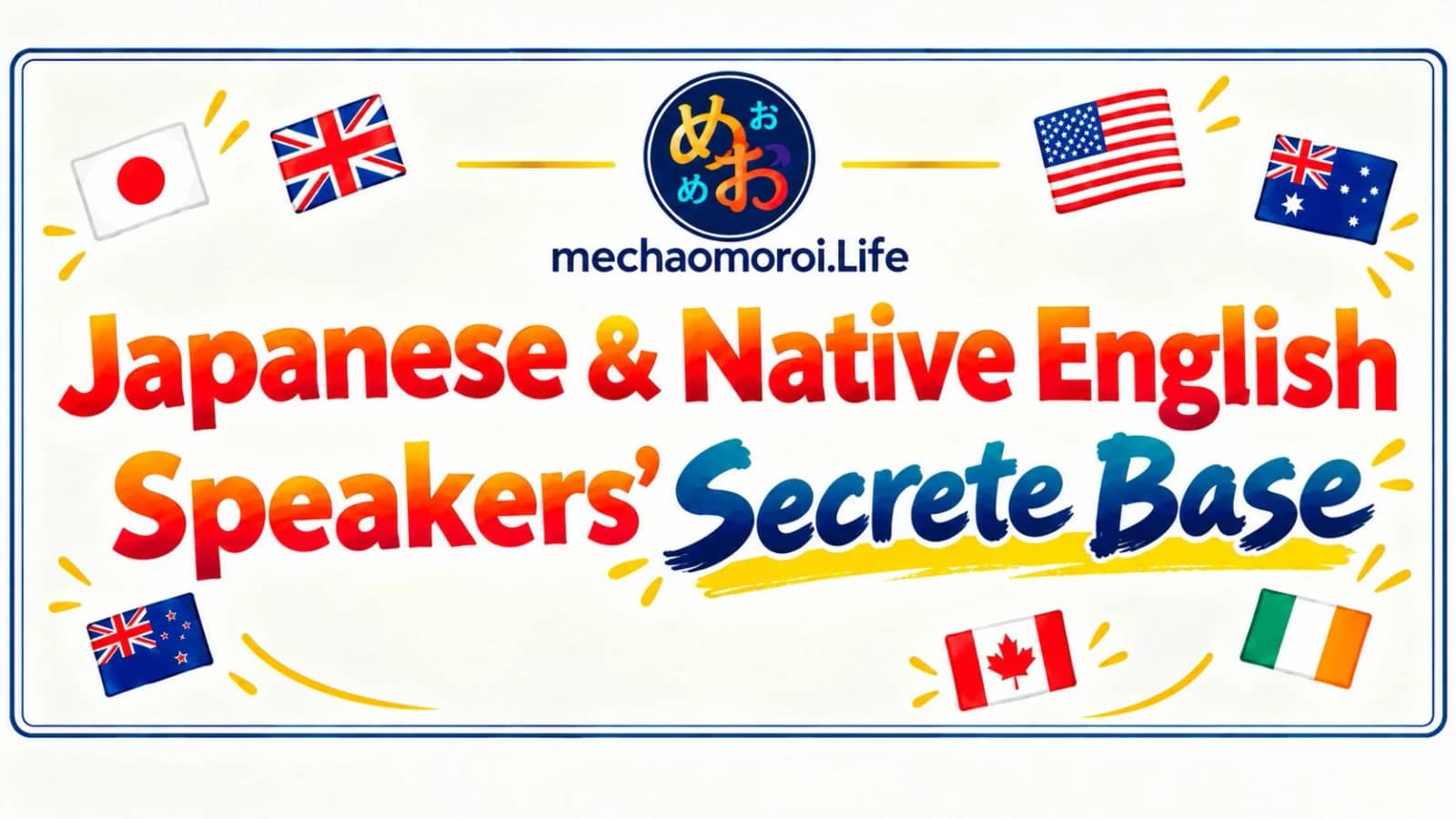 Japanese × Native English Speakers 🌍 Our Secret Base!【Osaka】