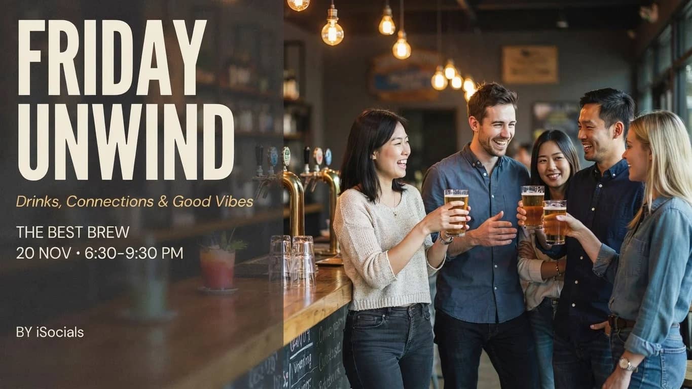 Friday Unwind: Drinks, Connections & Good Vibes @ The Best Brew *Welcome Drink*
