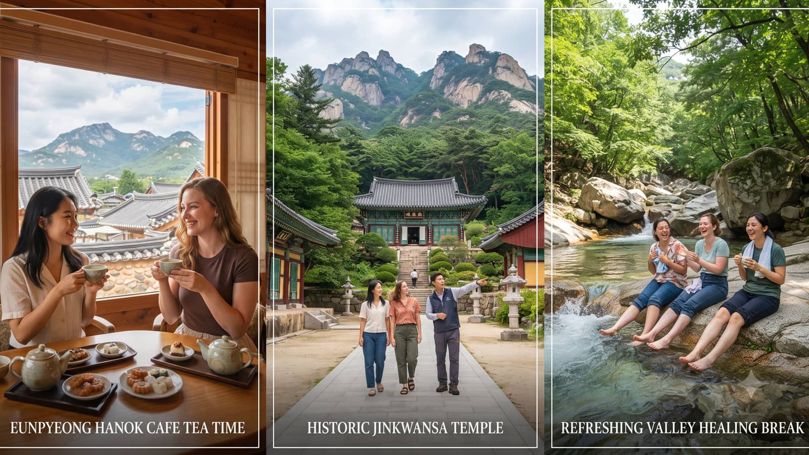 [Healing Journey] Eunpyeong Hanok Village, Bukhansan Temples & Valley Stroll