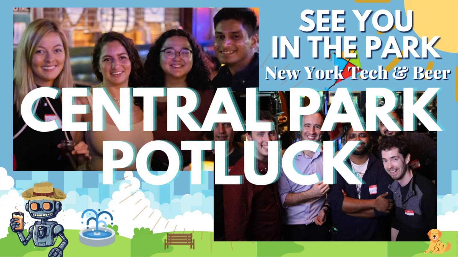 New York Tech & Beer® Social - Central Park Potluck Picnic!