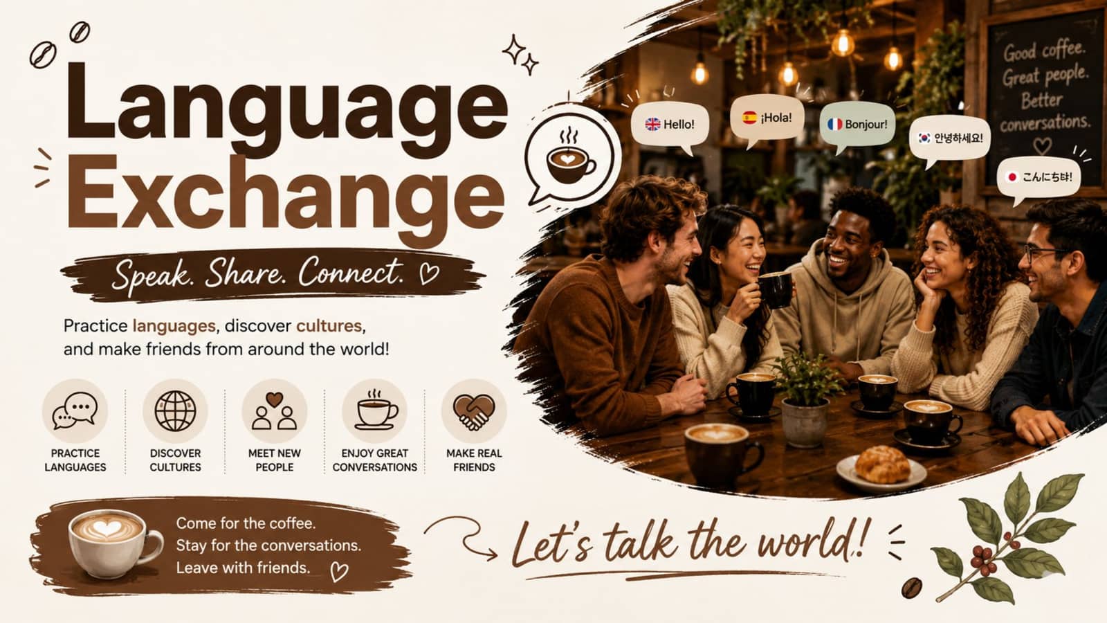 Talk the World: Practice languages and make new friends