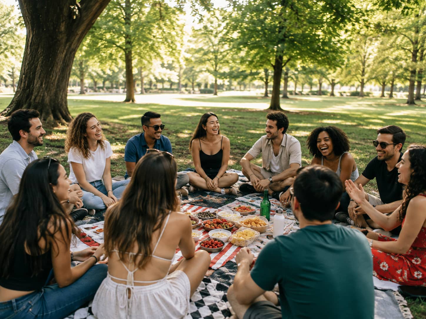 Sunset Picnic in the Park: Mind Games & Social Deduction (Werewolf / Mafia)