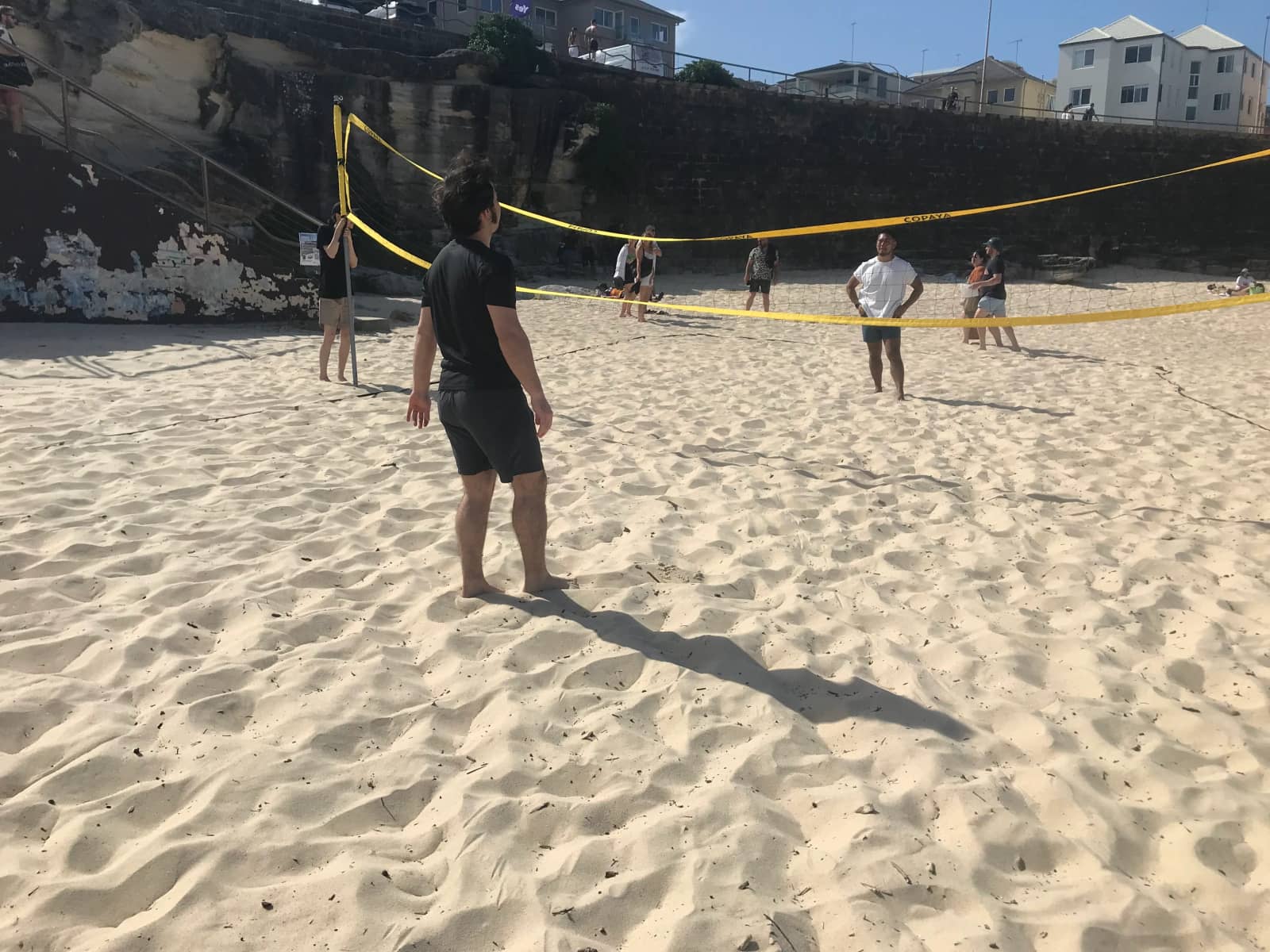 Start of summer beach volley