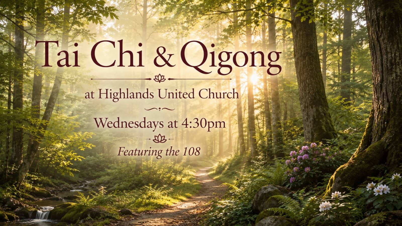 4:30pm Wednesdays at Highlands, North Van