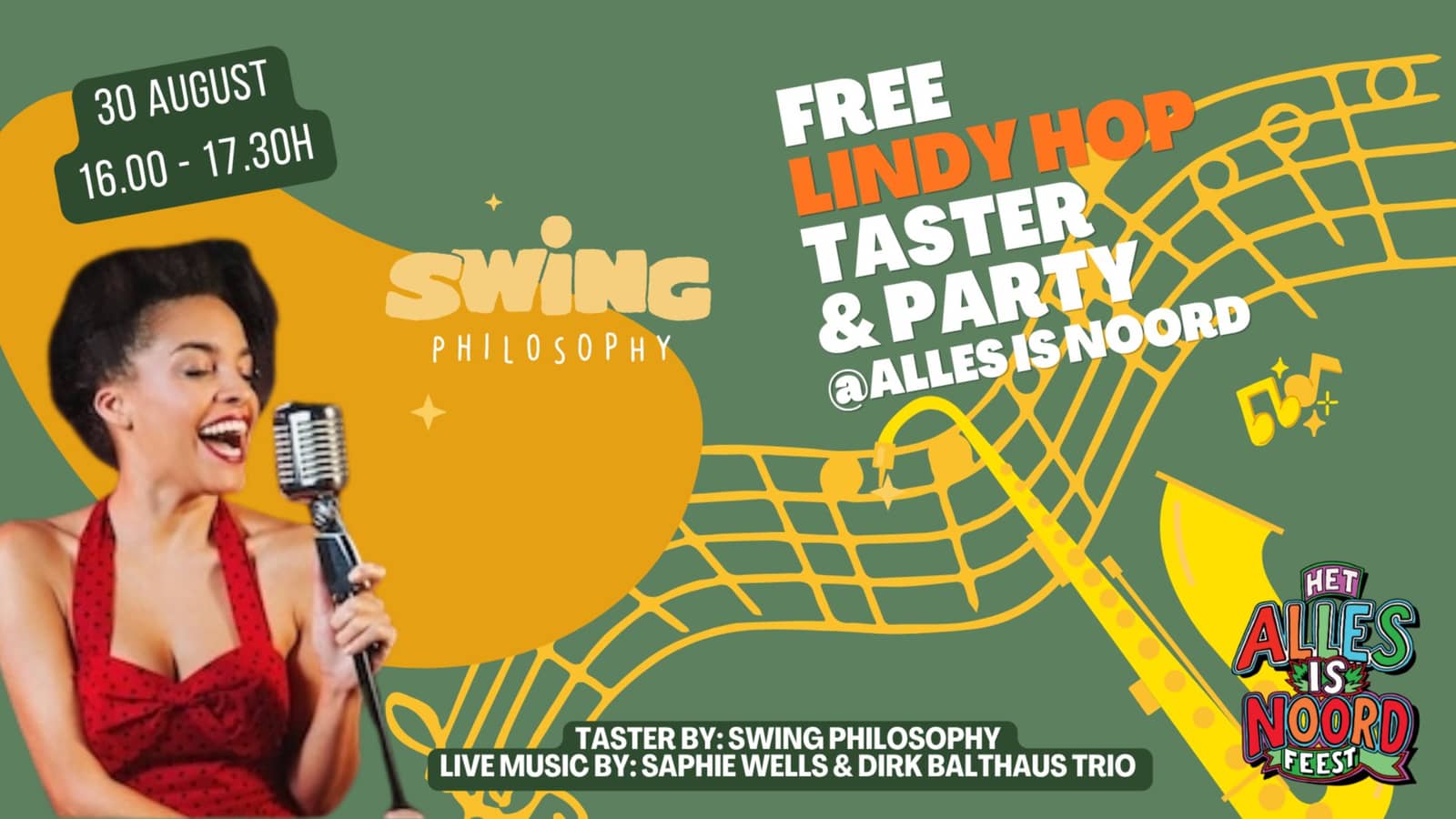 FREE Taster Lindy Hop & Party w/ Saphie Wells & Dirk Balthaus