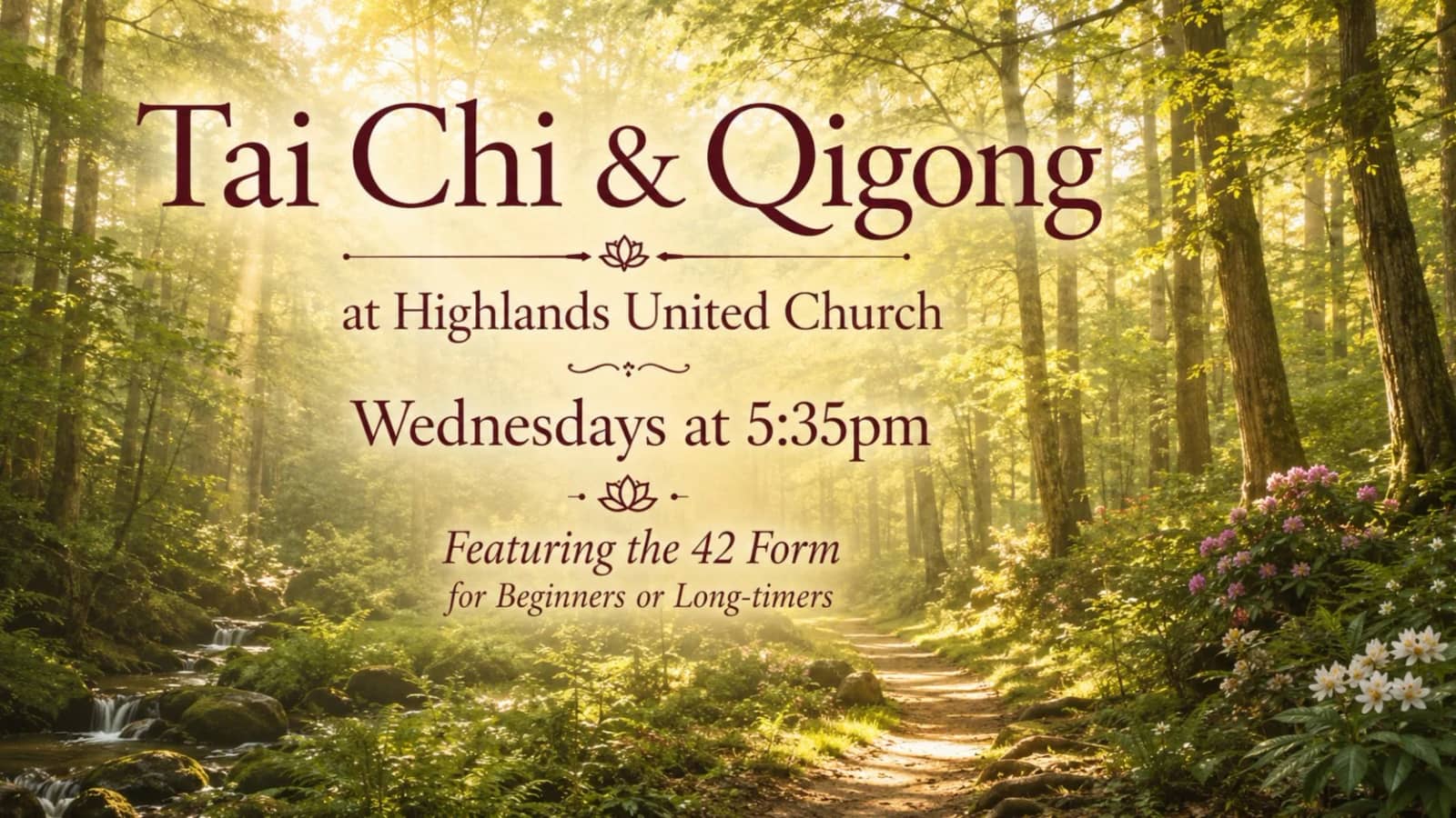 Wednesdays, 530pm at Highlands, North Van