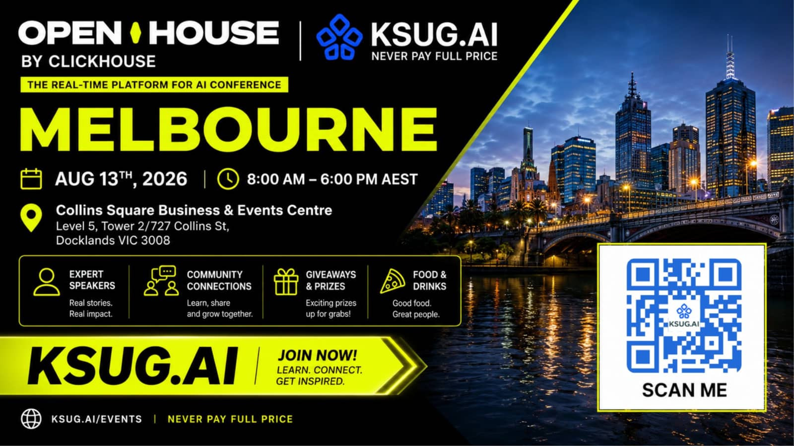 KSUG.AI x The Real-Time Platform for AI Conference Melbourne - 13 Aug 2026