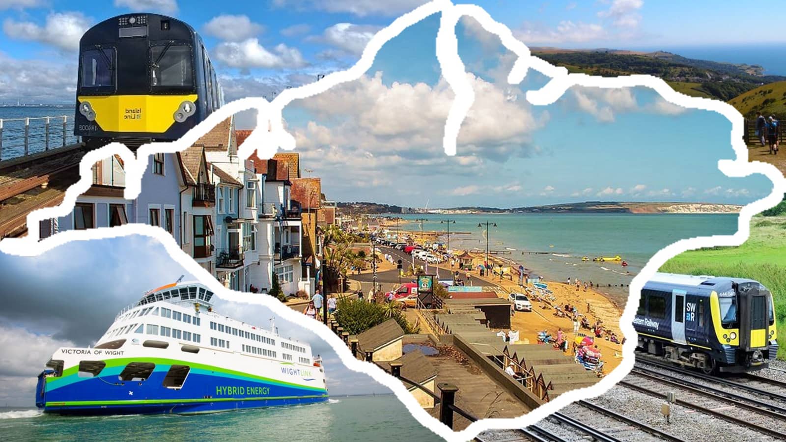 🔴🚶🏻 Day Trip & Hike: The Isle of Wight Adventure Trip III 🚆🛳️🚉