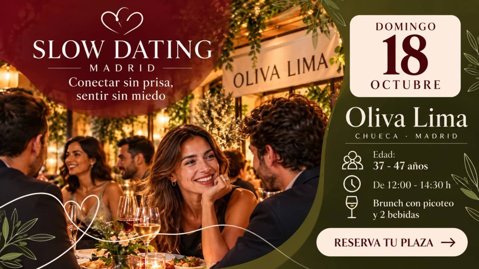 Slow Dating Madrid 37-47 Conexiones reales + Eneagrama