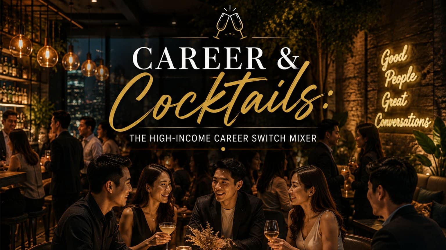 🥂 Career & Cocktails: The High-Income Career Switch Mixer