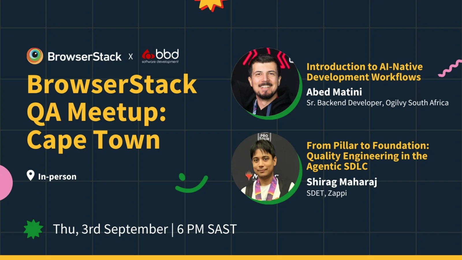 BrowserStack Meetup Cape Town: Quality & AI in the Agentic SDLC