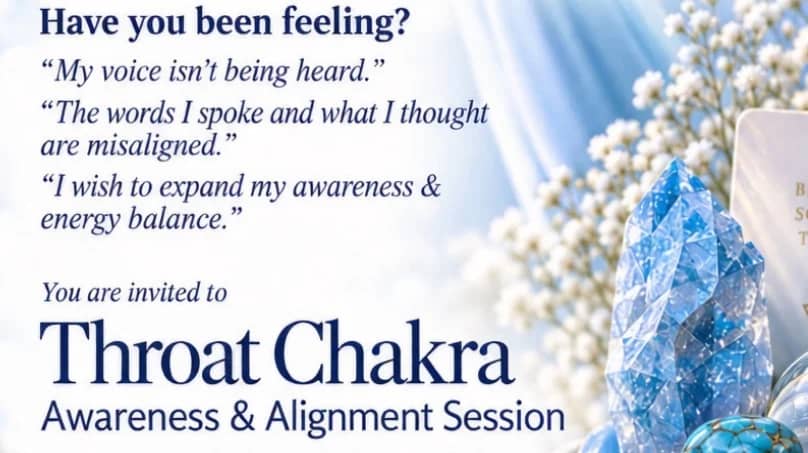 Throat Chakra Awareness & Alignment session