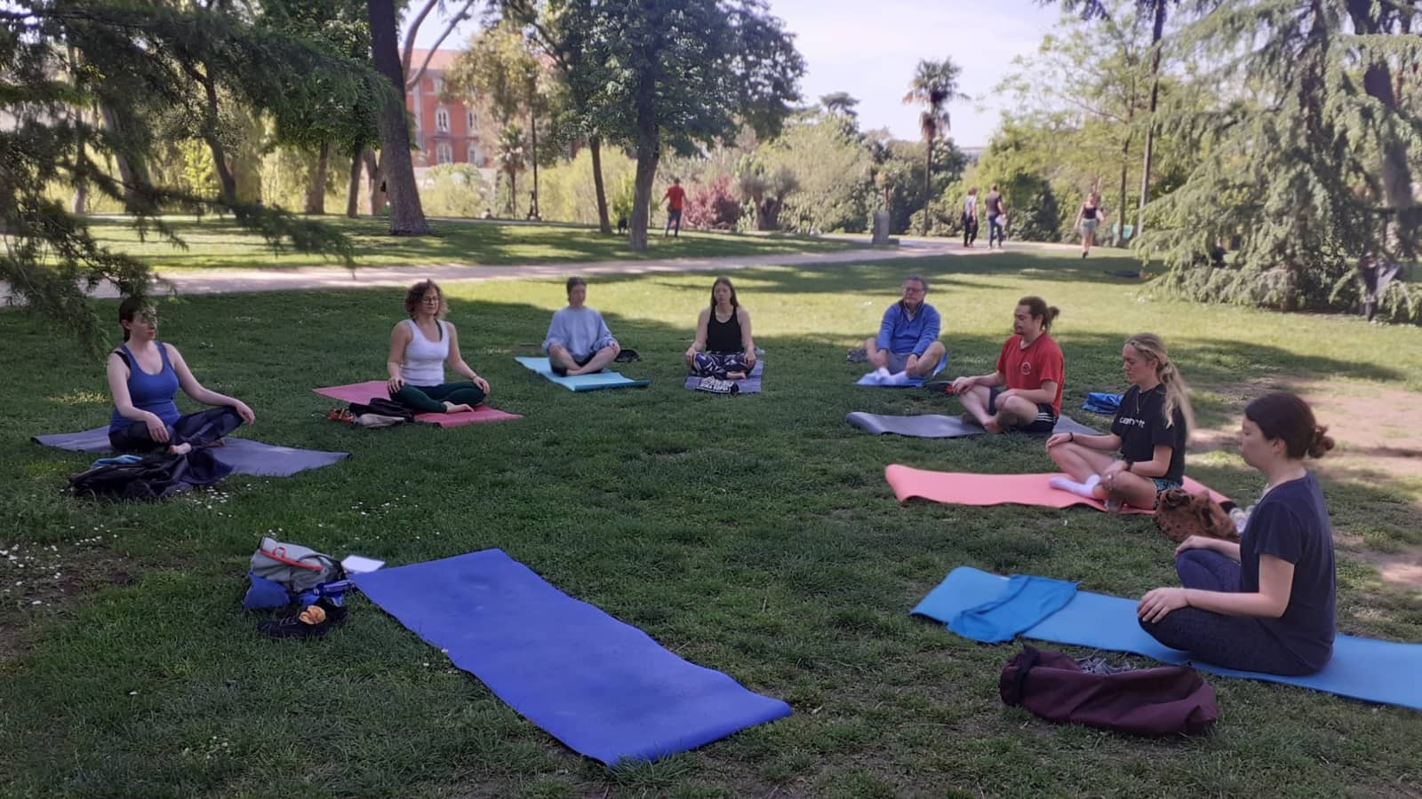 Yoga in Retiro Park Madrid (English) - Hatha & Meditation (11h)