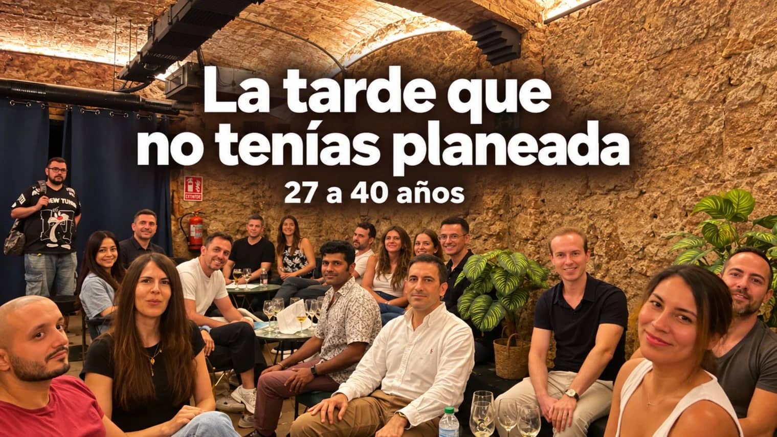 Conoce gente nueva en Bcn (27-40 años) | Conversaciones que conectan
