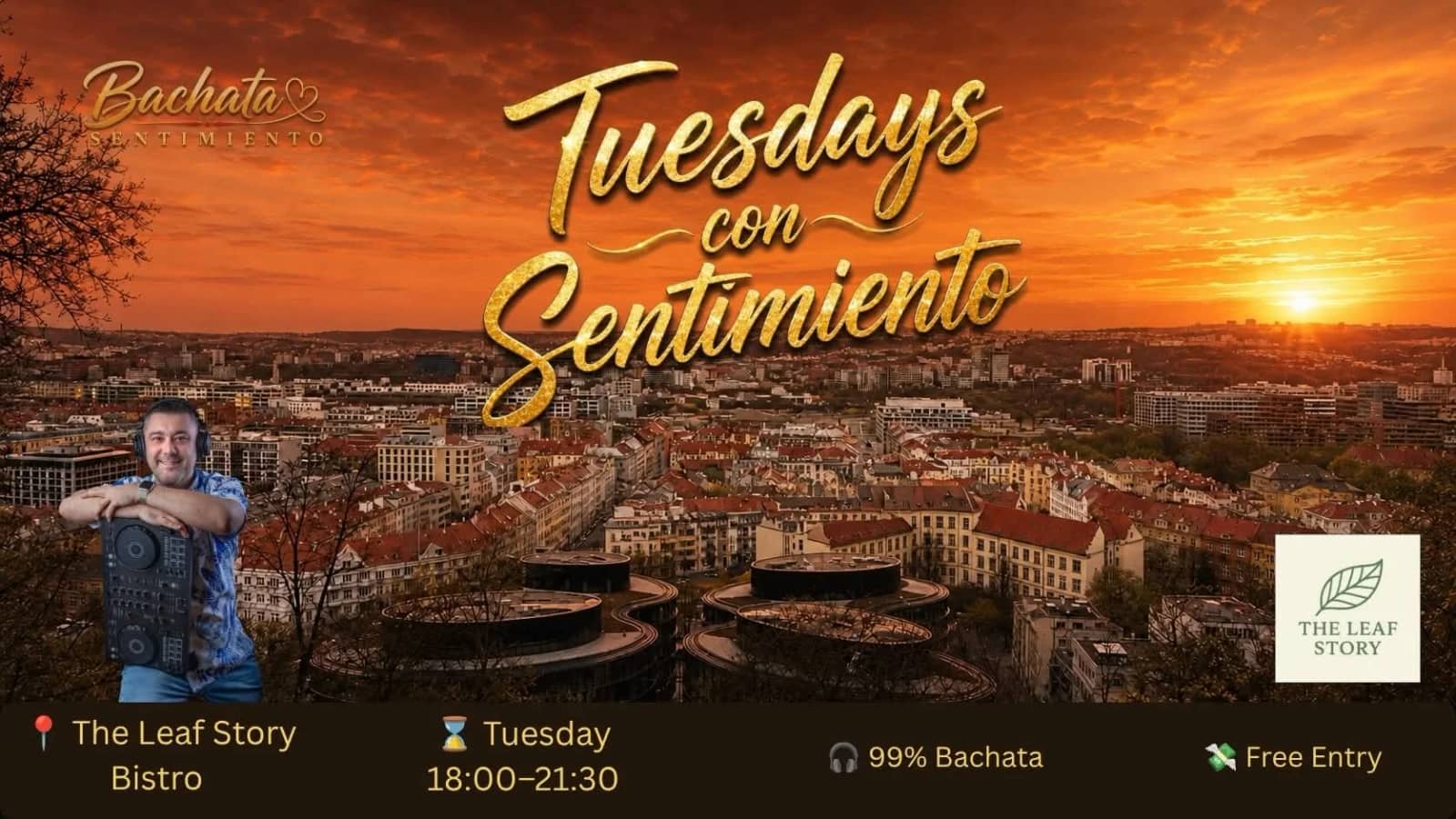 Tuesdays con Sentimiento - Outdoor Bachata in Bistro Vítkov