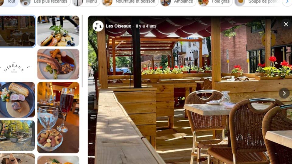 Les Oiseaux de Passage -Menu Dégustation 5S -75$+T