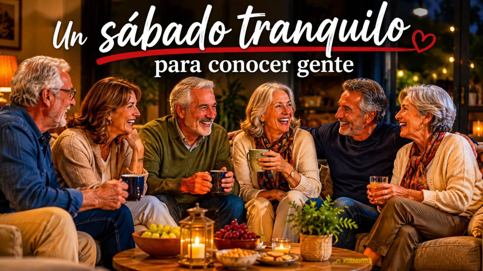 [Sabado mañana] (55+ años ) Un sábado tranquilo para conocer gente