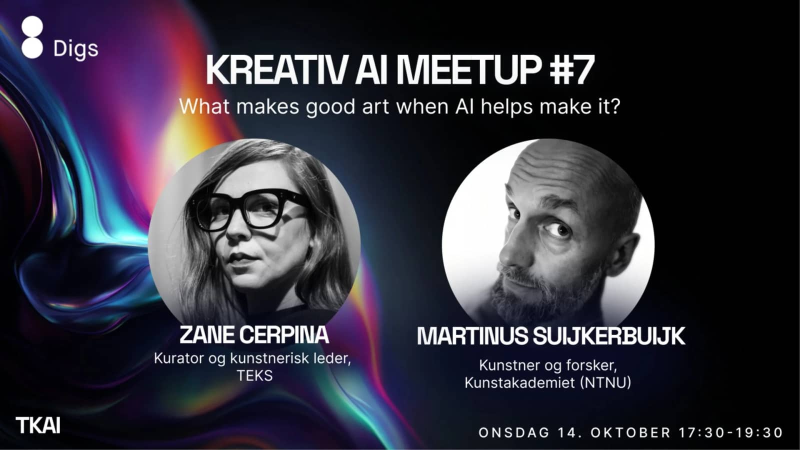 TKAI Meetup #7 - Kunst og AI