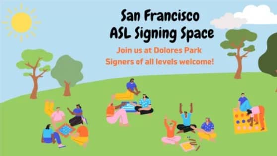 3rd Sunday ASL Social at Mission Dolores Park