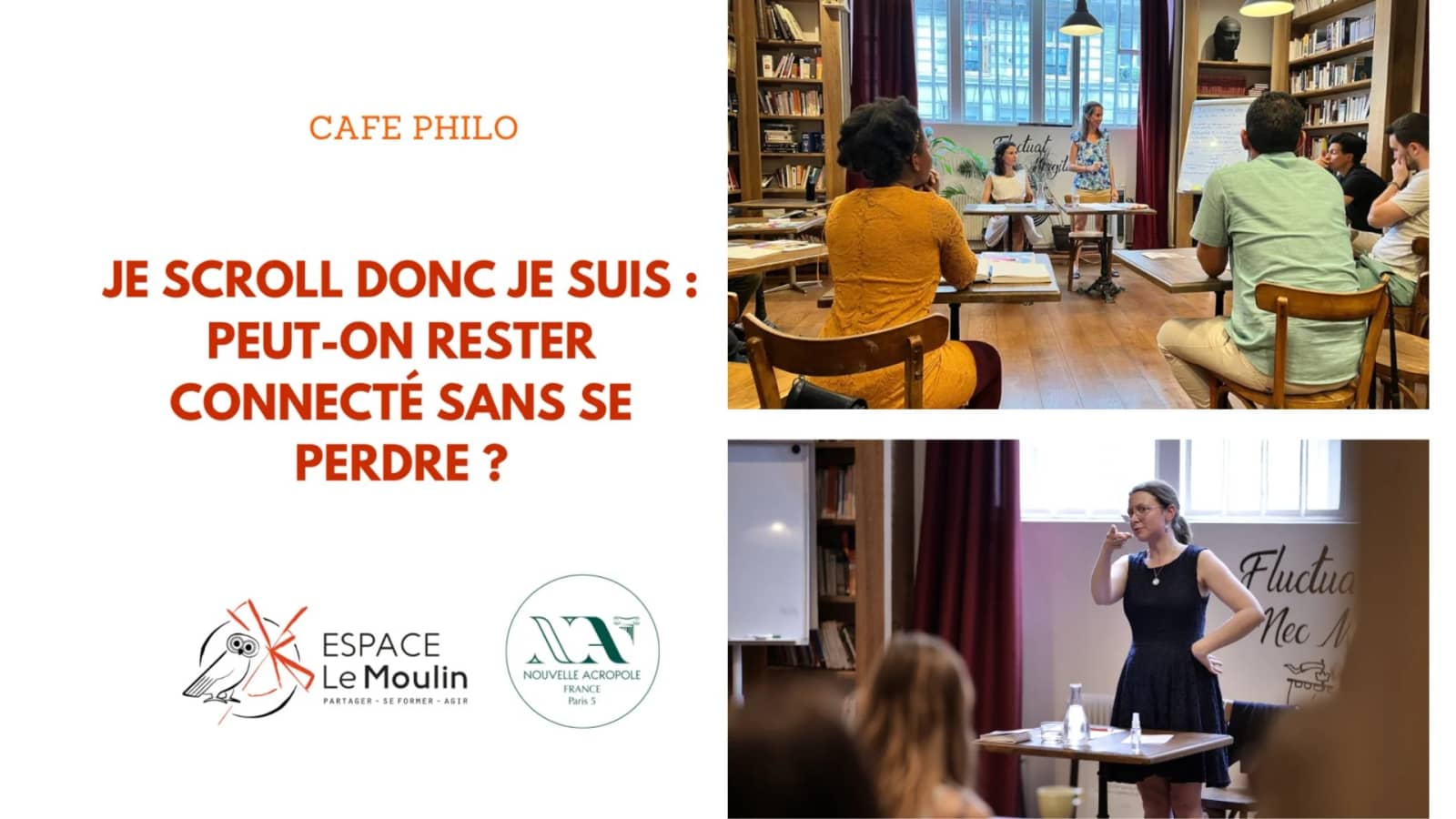 Café philo : Peut-on rester connecté sans se perdre ?