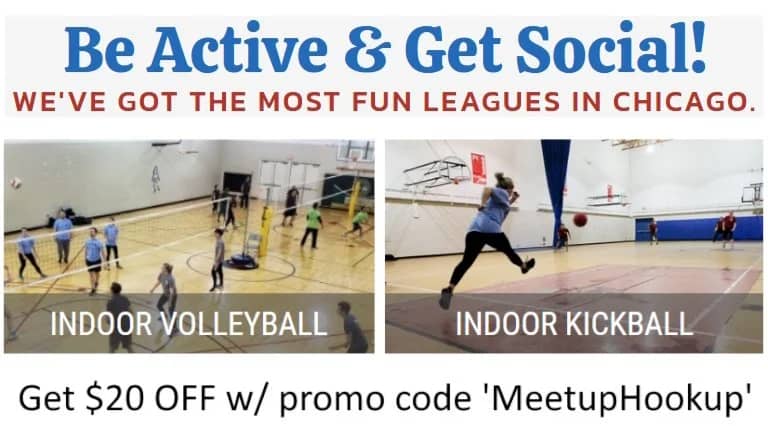 Join Our Friday Night Coed, All Skill Level Indoor Kickball or Volleyball Teams!
