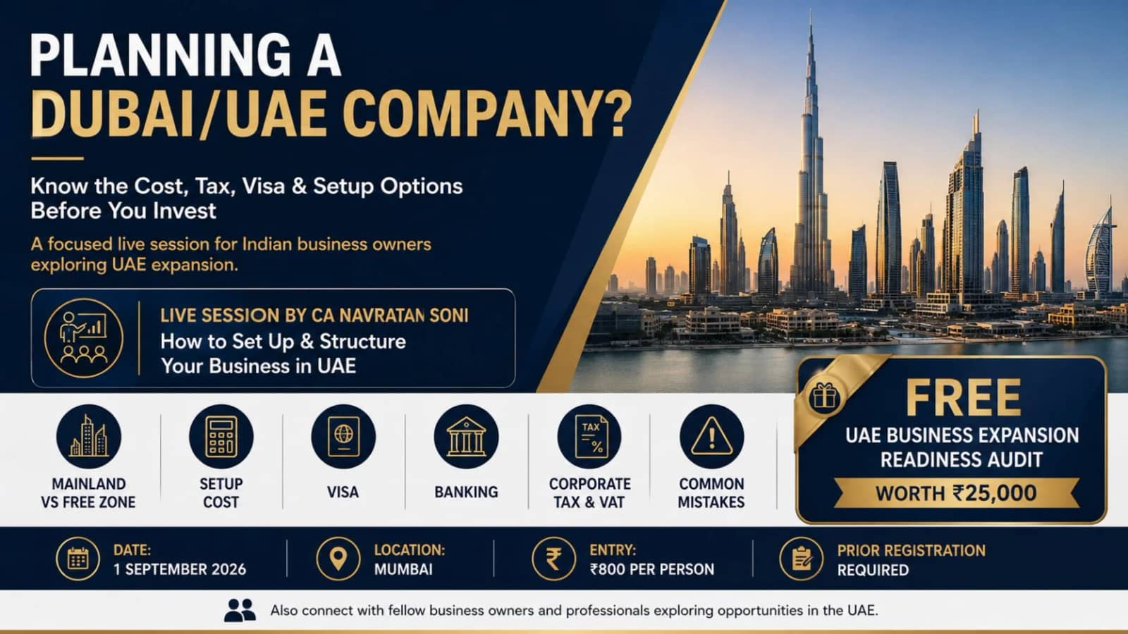 Mumbai Business Networking Day – UAE Business Opportunities & Grand Visitor Day