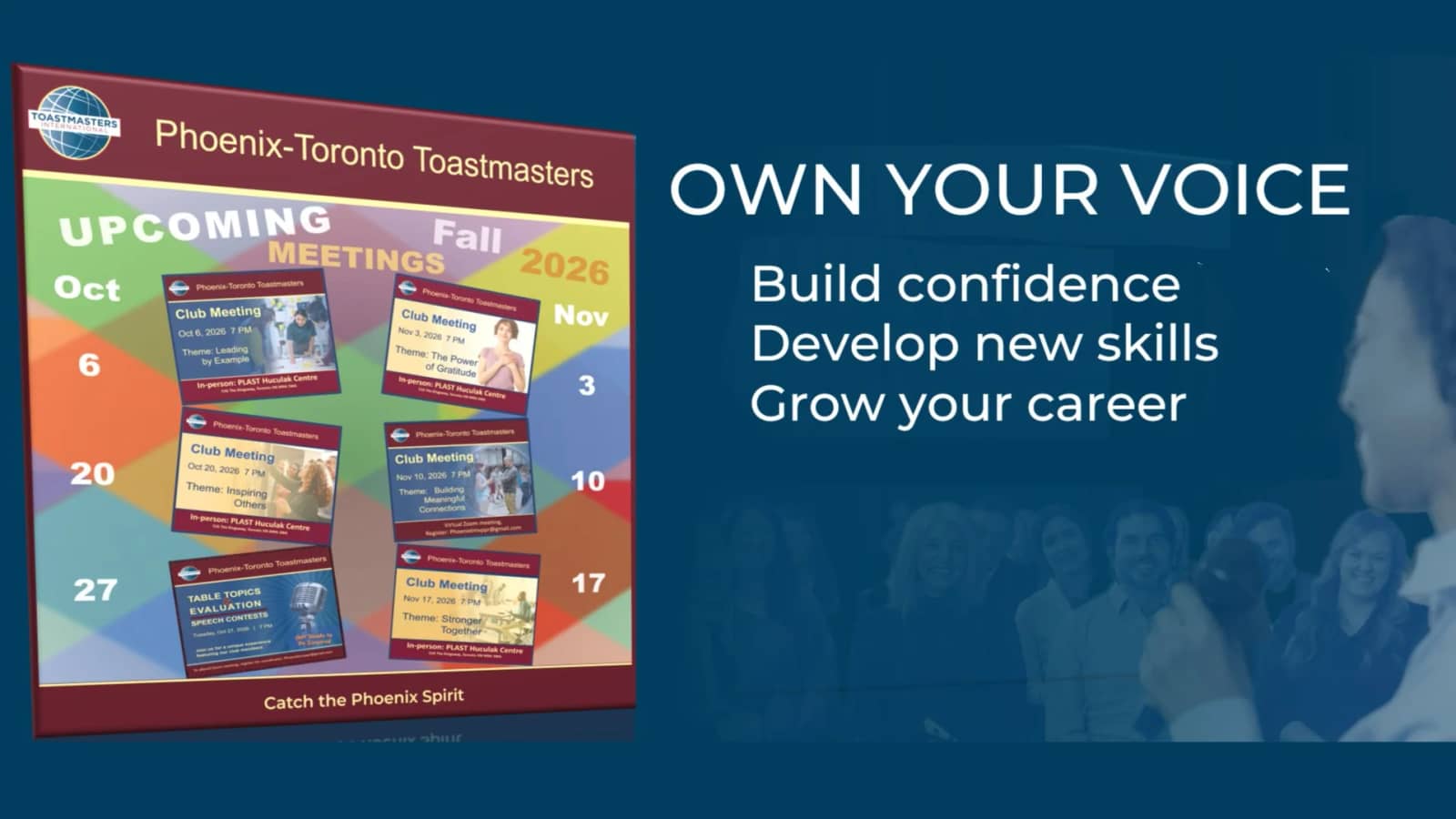 Phoenix-Toronto Toastmasters Club Meeting