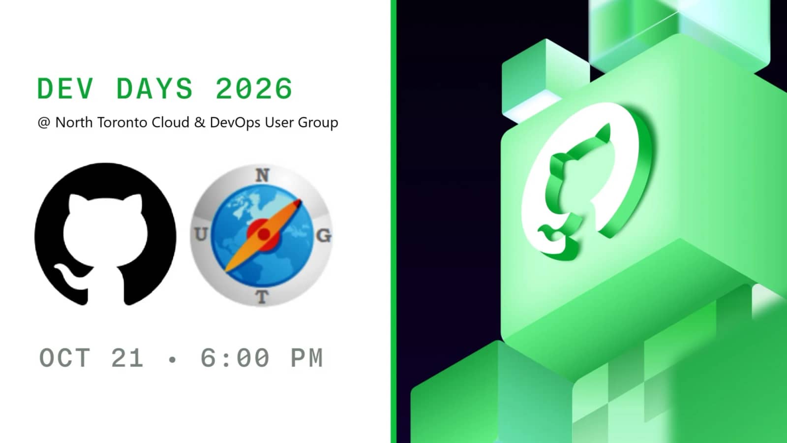 Dev Days 2026 @ NorthTorontoUG (In-person event!)
