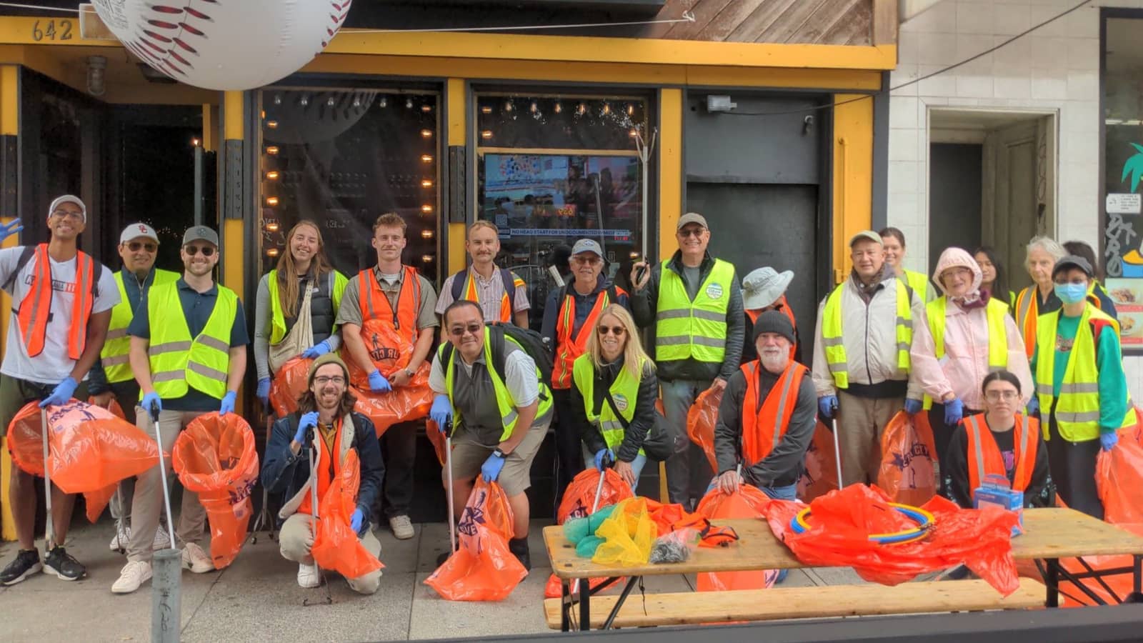 Clement Street Happy Hour Cleanup