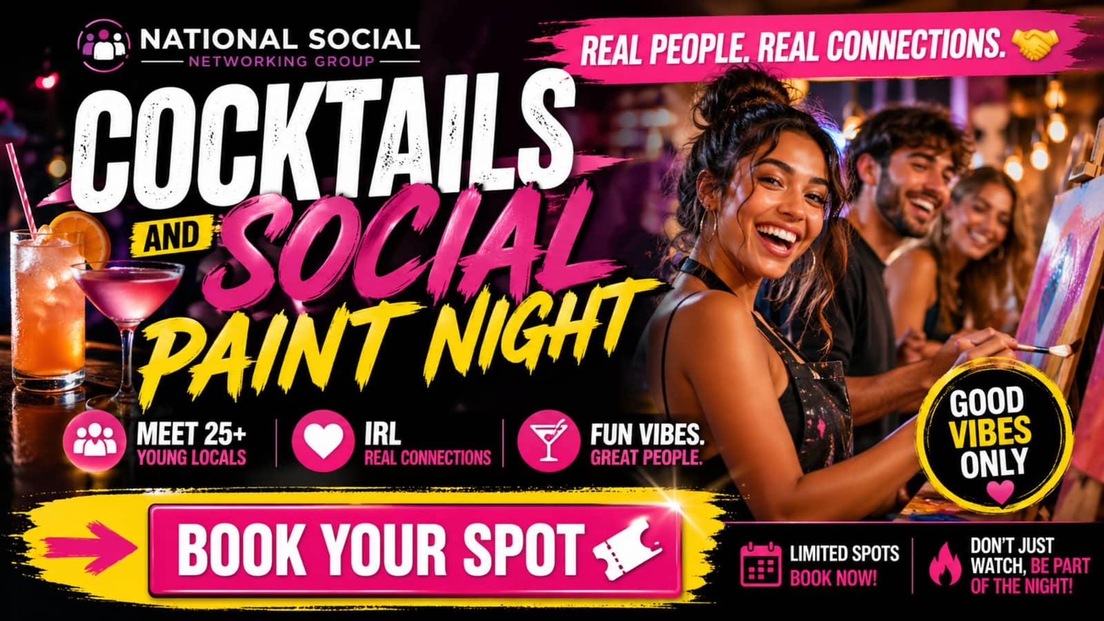 Cozy Cocktails Social and Paint Night - National Social