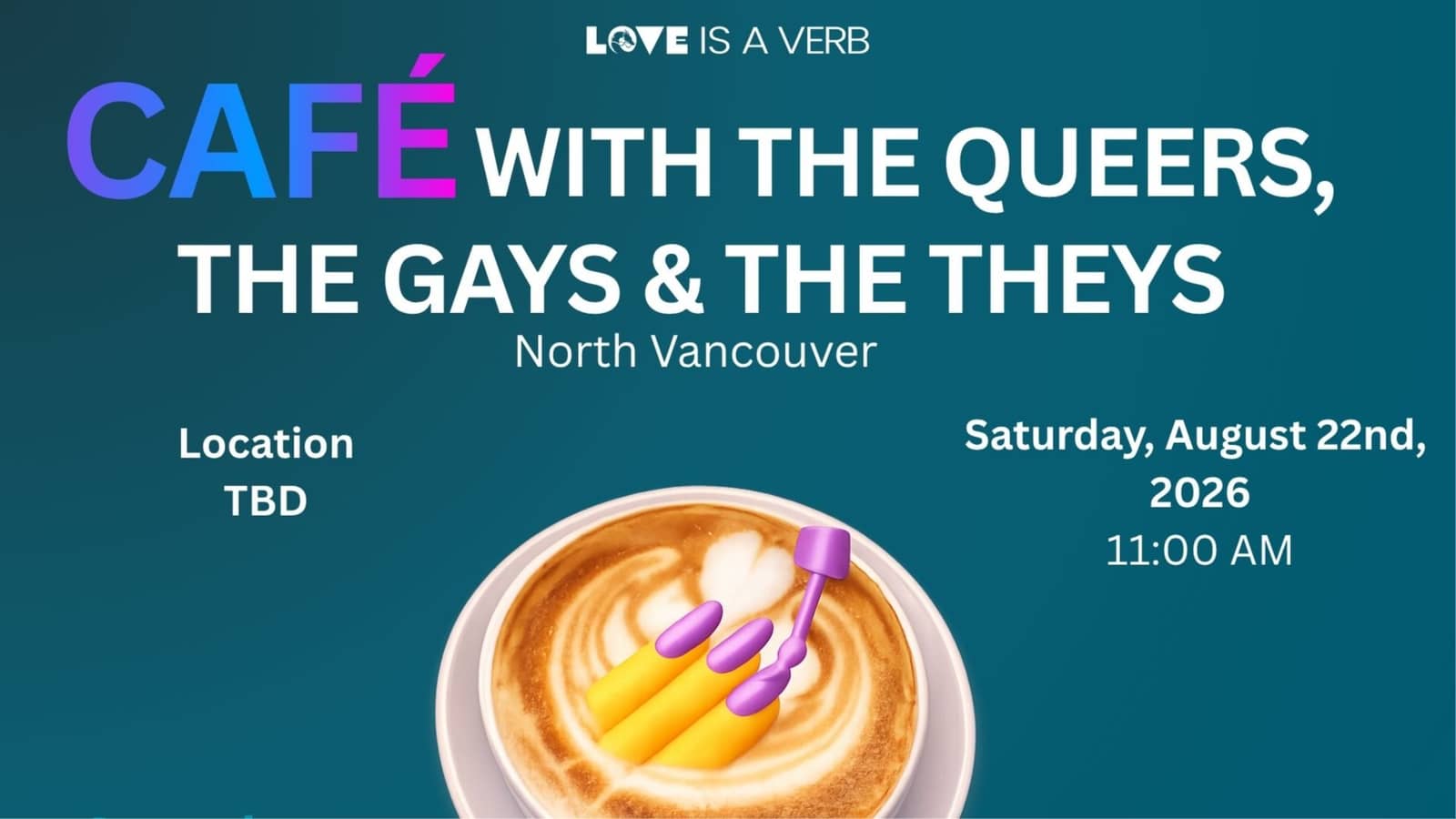 August Café Gathering – North Vancouver LGBTQIA2S+ Community