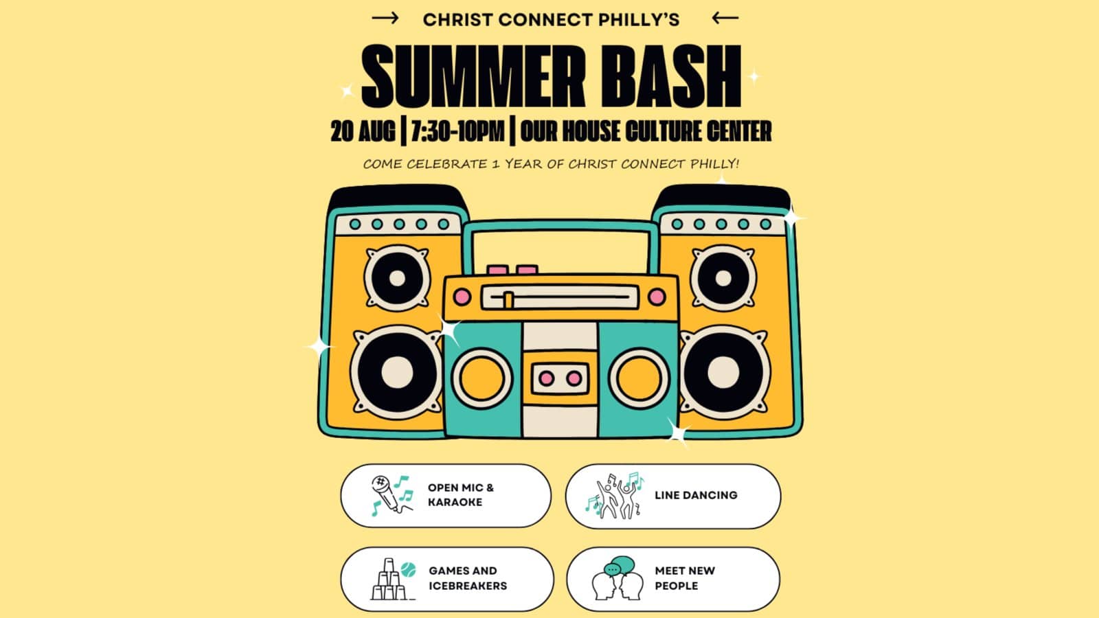 Summer Bash: Gospel Karaoke, Line Dancing & More