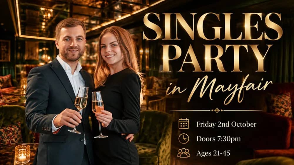 **50 FREE TICKETS!** Singles Party in Mayfair @ Dear Darling (Ages 21-45)