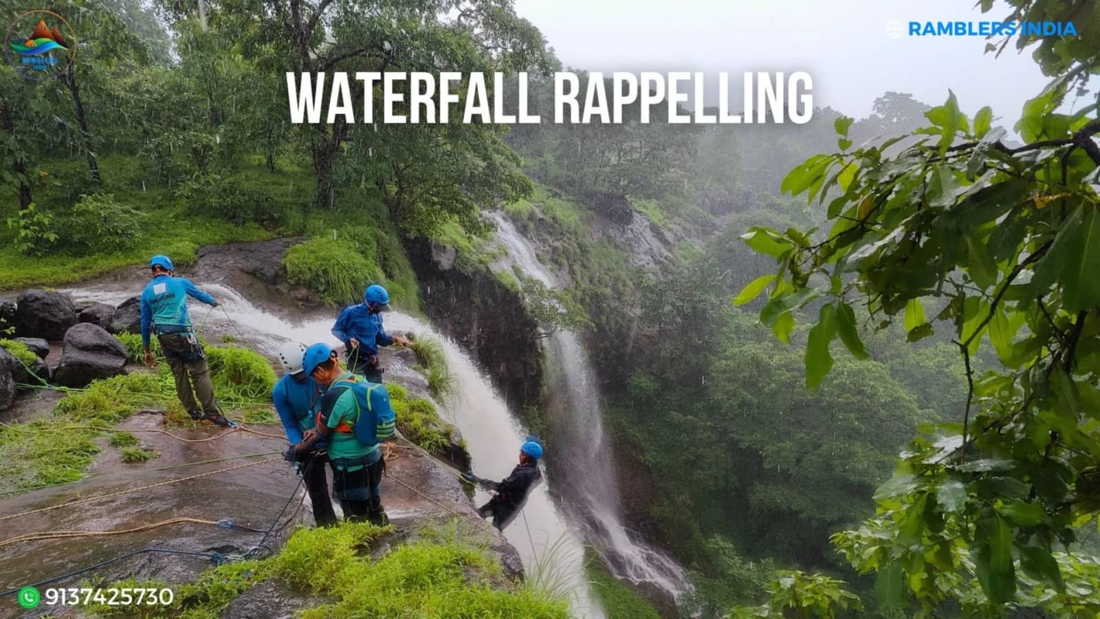 Karjat Waterfall Rappelling