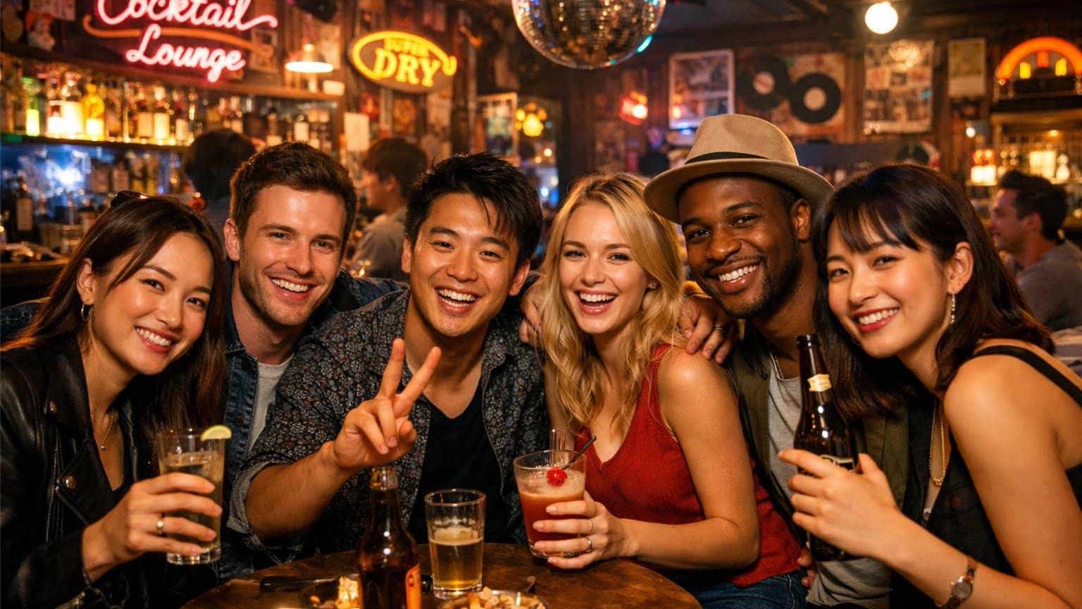 🌸 Tokyo Spontaneous New Friends Night in a Retro Bar in Roppongi