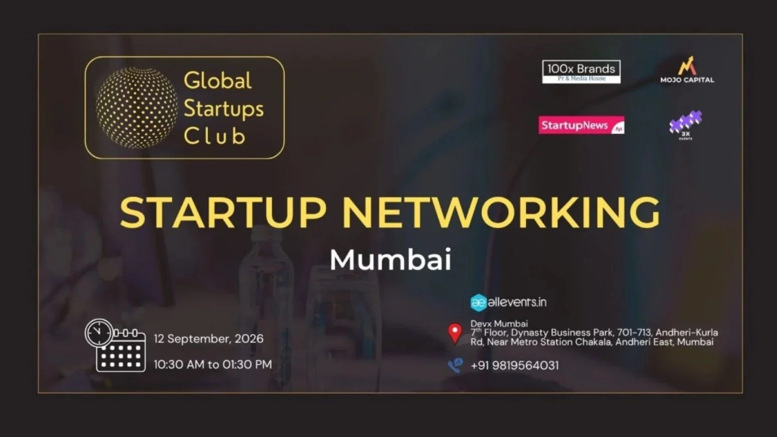 GLOBAL STARTUPS CLUB l STARTUP NETWORKING MUMBAI 2026