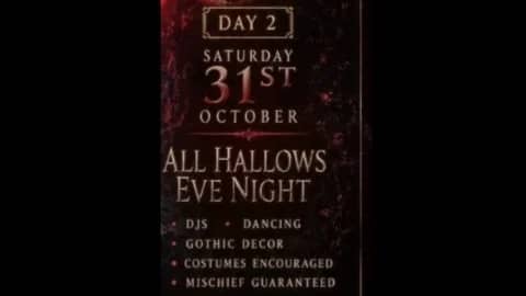 All Hallows Eve @ ENTER THE SHADOWS: Symphony Of The Damned DAY 2